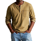 Daan – Casual Henley Longsleeve