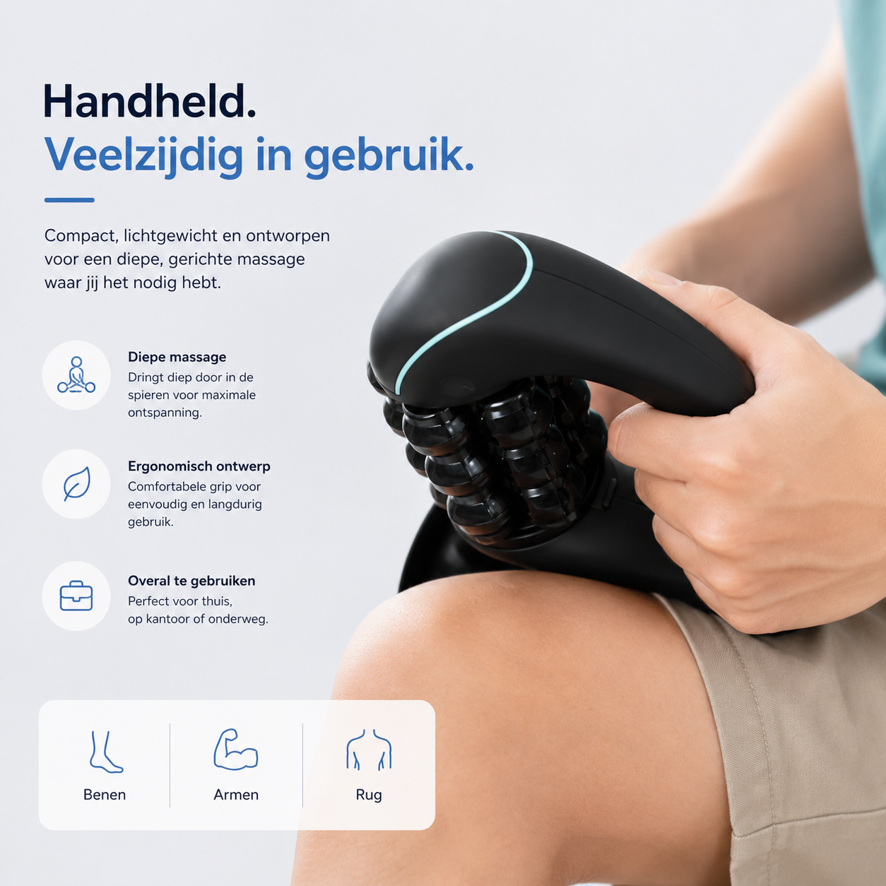 FlexiRoll™ Pro - Diepe Spiermassage Roller voor Volledige Ontspanning