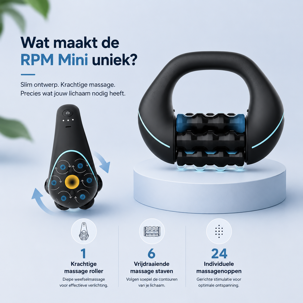 FlexiRoll™ Pro - Diepe Spiermassage Roller voor Volledige Ontspanning