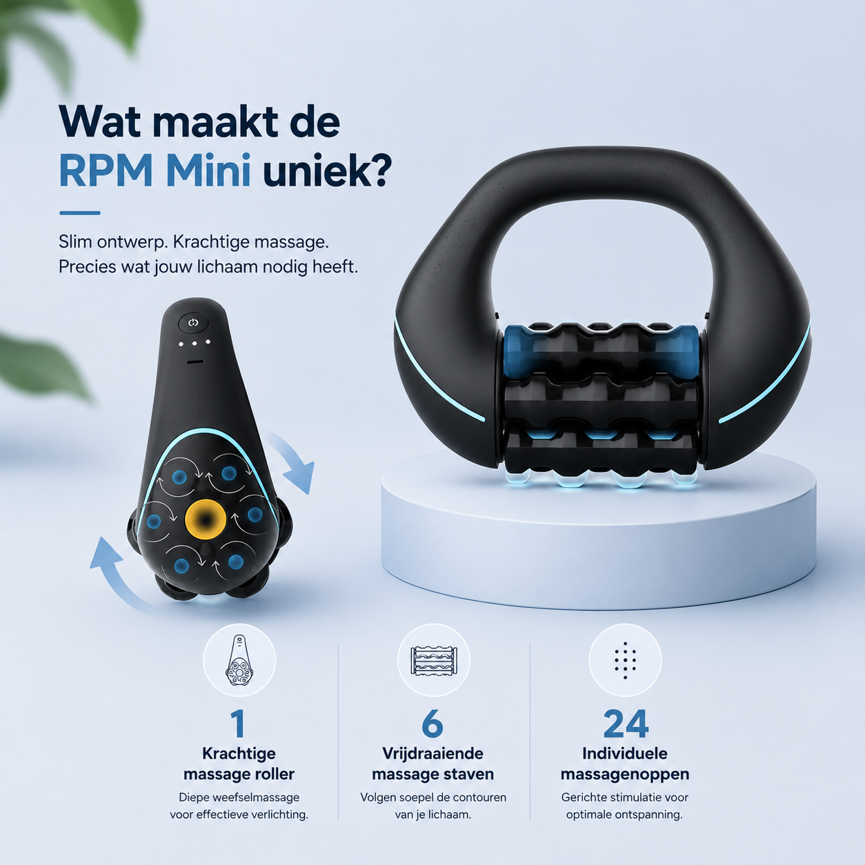 FlexiRoll™ Pro - Diepe Spiermassage Roller voor Volledige Ontspanning