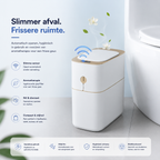 AromaBin™ Luxe Slimme Sensor Afvalbak met Geurfilter