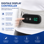 LumbarEase™ Pro Slimme Rugbrace met Warmte & Vibratiemassage