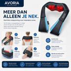 RelaxaPro Shiatsu Nek- en Schoudermassager met Warmte