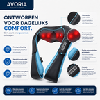 RelaxaPro Shiatsu Nek- en Schoudermassager met Warmte