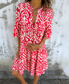 Sanne – Zomerse Print Jurk