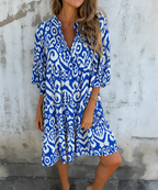 Sanne – Zomerse Print Jurk
