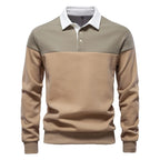 Alvaro – Modern Colorblock Polo Sweater