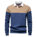 Alvaro – Modern Colorblock Polo Sweater